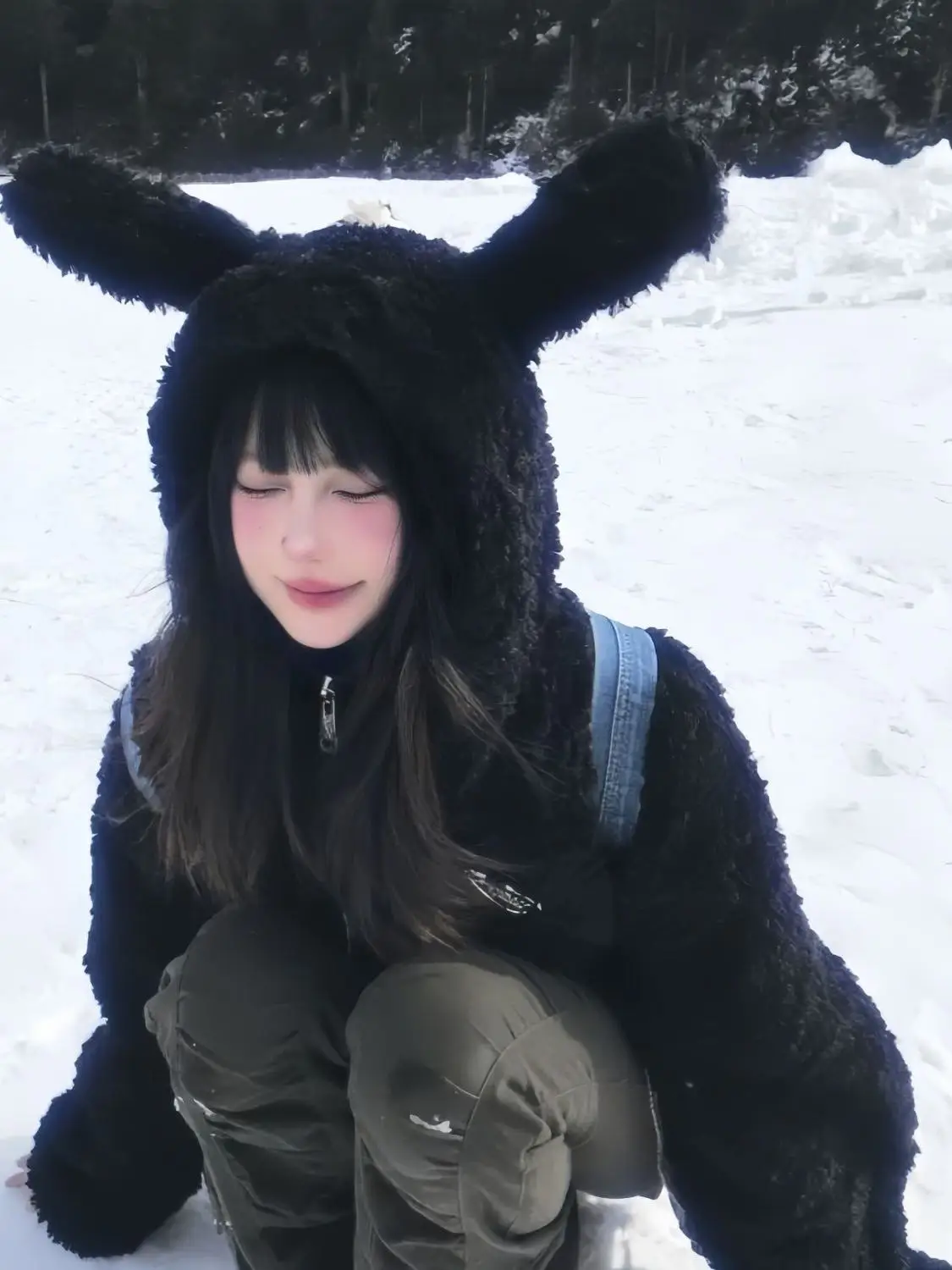Winter Thickened Women's Hooded Plush Jacket Rabbit Ear American Pure Desire Style Cotton Dopamine Coat Warm Outdoor Long Sleeve
Winter Thickened Women's Hooded Plush Jacket Rabbit Ear American Pure Desire Style Cotton Dopamine Coat Warm Outdoor Long Sleeve
