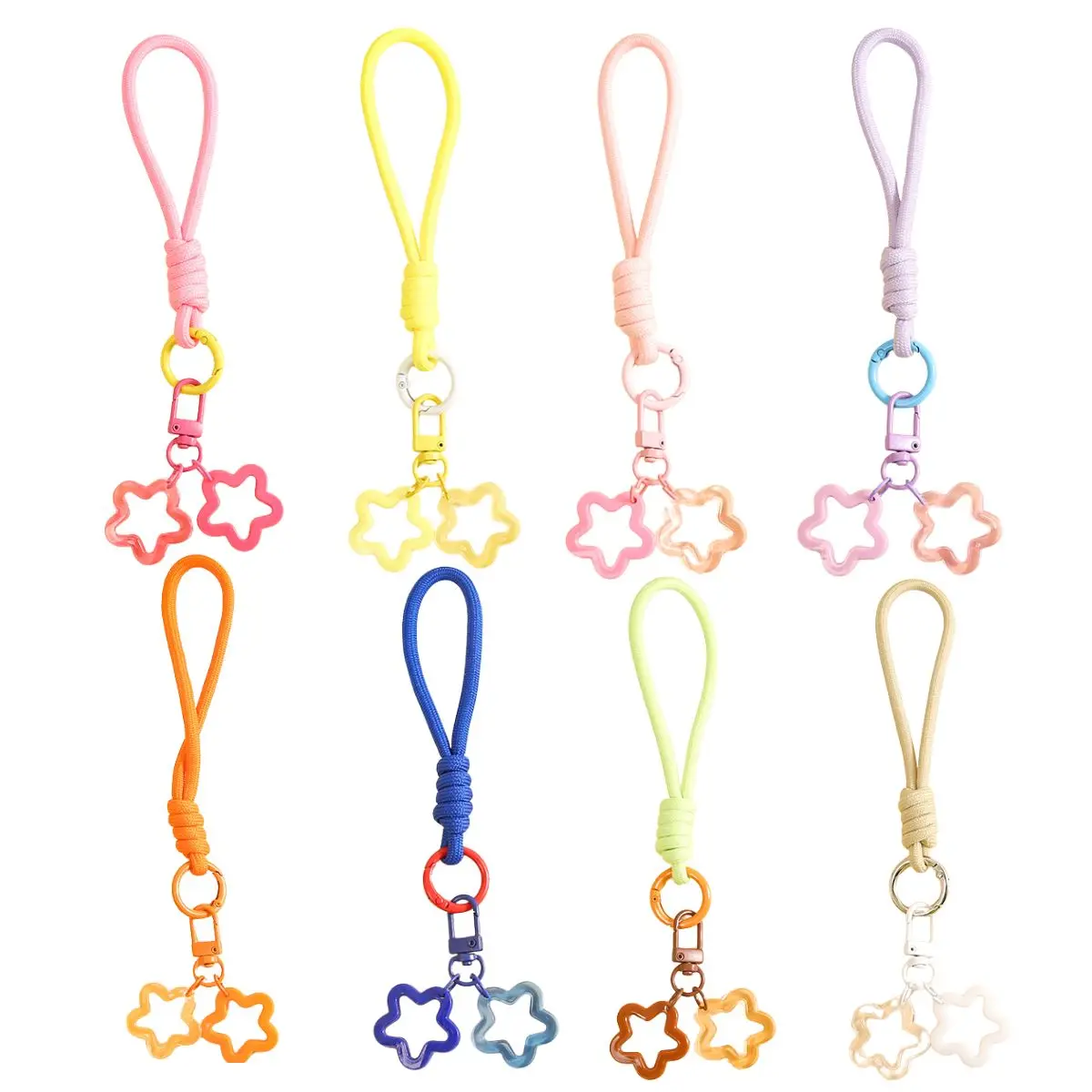 Creative Double Star Phone Lanyard/Phone Charm and Phone Case DIY Kit Keychains Wrist Straps
Creative Double Star Phone Lanyard/Phone Charm and Phone Case DIY Kit Keychains Wrist Straps