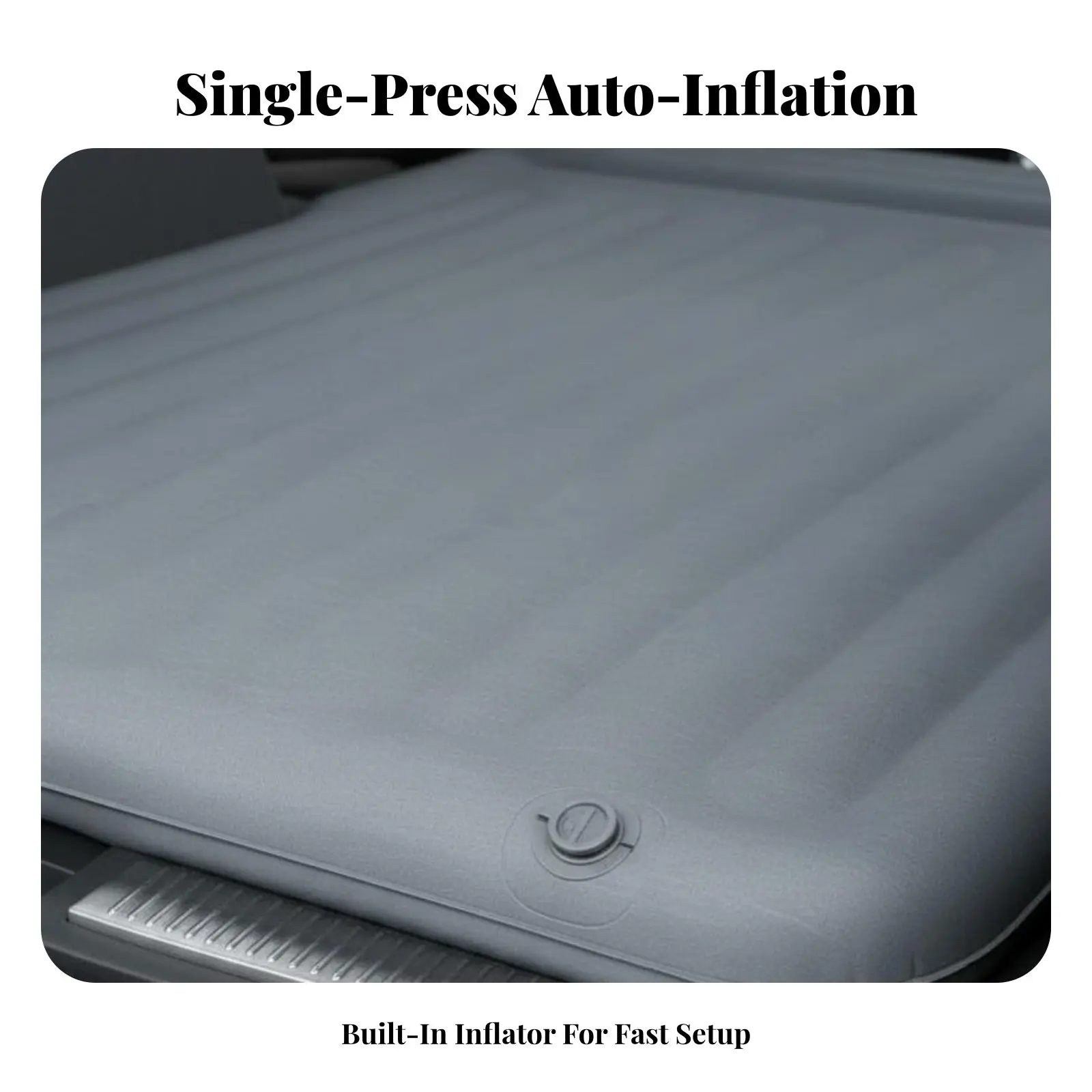 Automatic Inflatable Car Mattress, Folding Bed for SUV Trunk, Comfortable Sleeping Pad for Travel, Portable Design
Automatic Inflatable Car Mattress, Folding Bed for SUV Trunk, Comfortable Sleeping Pad for Travel, Portable Design