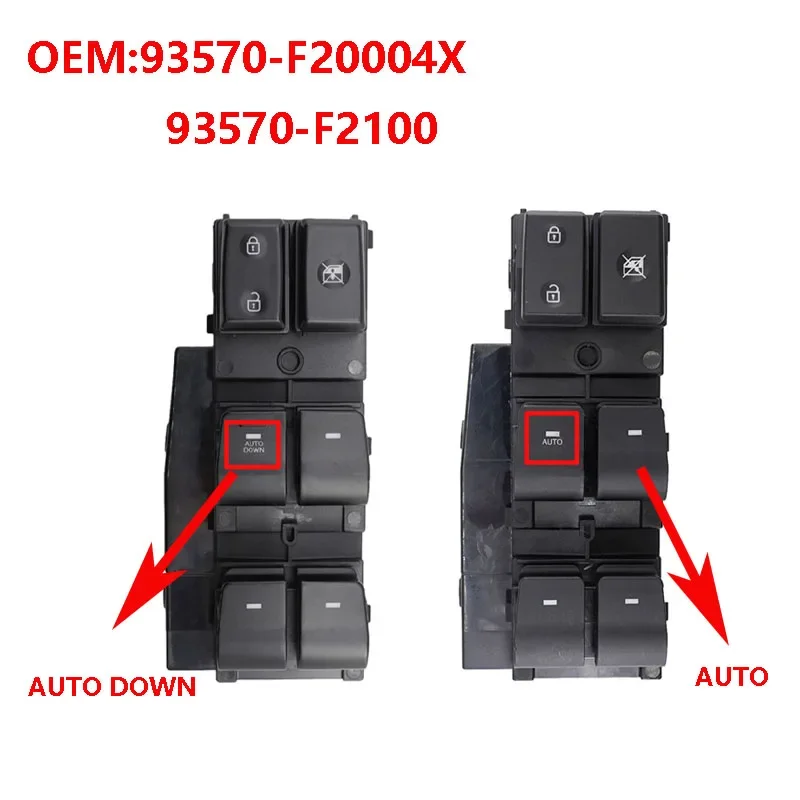 Car Master Electric Window Lift Control Switch Button For Hyundai Elantra 2017 2018 2019 2020 93570-F2100 93570-F20004X
Car Master Electric Window Lift Control Switch Button For Hyundai Elantra 2017 2018 2019 2020 93570-F2100 93570-F20004X