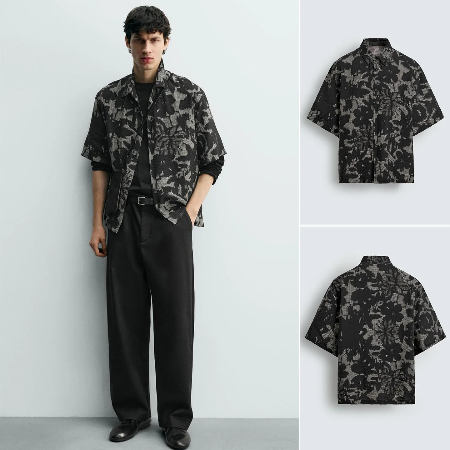 New Summer Men's Loose Fit Printed Short Sleeve Shirt Casual Style Polyester Fiber Skin-friendly Breathable Non-shrinking
New Summer Men's Loose Fit Printed Short Sleeve Shirt Casual Style Polyester Fiber Skin-friendly Breathable Non-shrinking