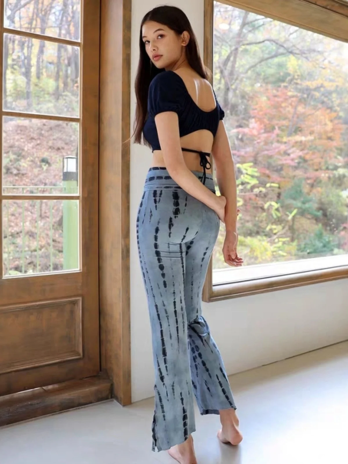 High Waist Yoga Pants Printed Fitn Dance Breathable Qui Dry Super Elastic Abdomen Control Nine Points Nylon Tight Pants
High Waist Yoga Pants Printed Fitn Dance Breathable Qui Dry Super Elastic Abdomen Control Nine Points Nylon Tight Pants