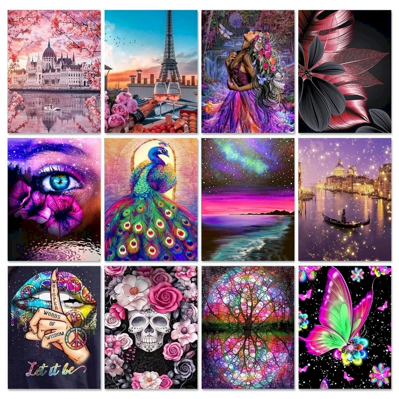 GATYZTORY Acrylic Paints By Number For Adults Kits Scenery Oil Painting By Numbers Handiwork Art DIY Gift Home Decor
GATYZTORY Acrylic Paints By Number For Adults Kits Scenery Oil Painting By Numbers Handiwork Art DIY Gift Home Decor