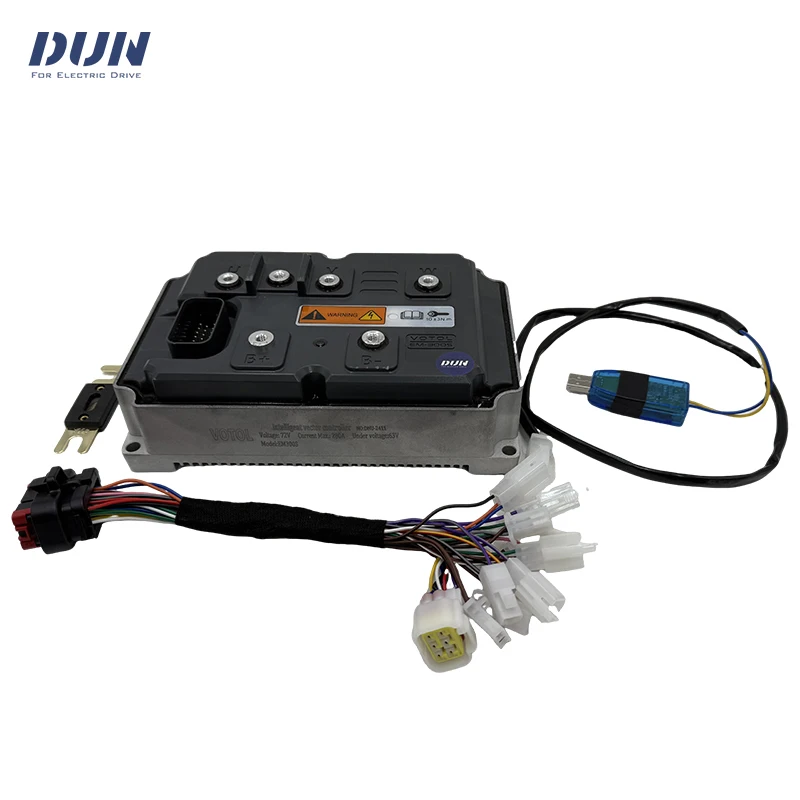 Powerful VOTOL EM300S Brushless DC Peak 700A 8KW-10KW Programmable Controller for QS In-Wheel Mid-Drive Motor
Powerful VOTOL EM300S Brushless DC Peak 700A 8KW-10KW Programmable Controller for QS In-Wheel Mid-Drive Motor