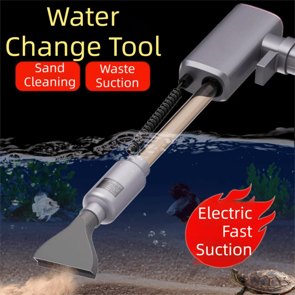 Automatic Automatic Aquarium Vacuum Electric Extremely Long Battery Life Fish Tank Sand Cleaner Pump Wireless Self-Priming
Automatic Automatic Aquarium Vacuum Electric Extremely Long Battery Life Fish Tank Sand Cleaner Pump Wireless Self-Priming