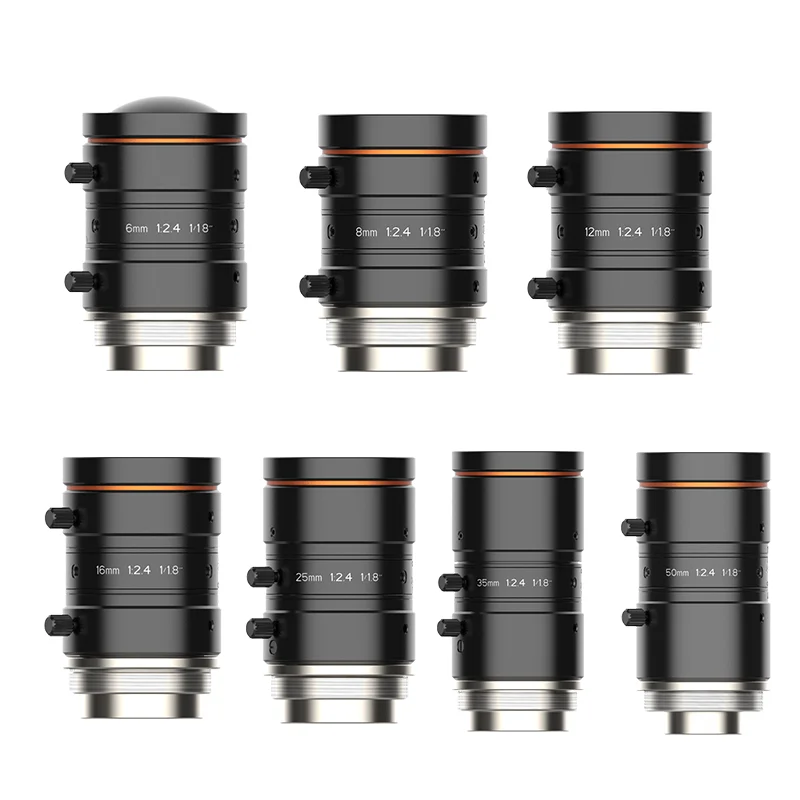 HIKROBOT 6mm/8mm/12mm/16mm/25mm/35mm/50mm F2.4, 1/1.8", 10MP Lens,C-Mount FA LENS for industrial camera
HIKROBOT 6mm/8mm/12mm/16mm/25mm/35mm/50mm F2.4, 1/1.8", 10MP Lens,C-Mount FA LENS for industrial camera