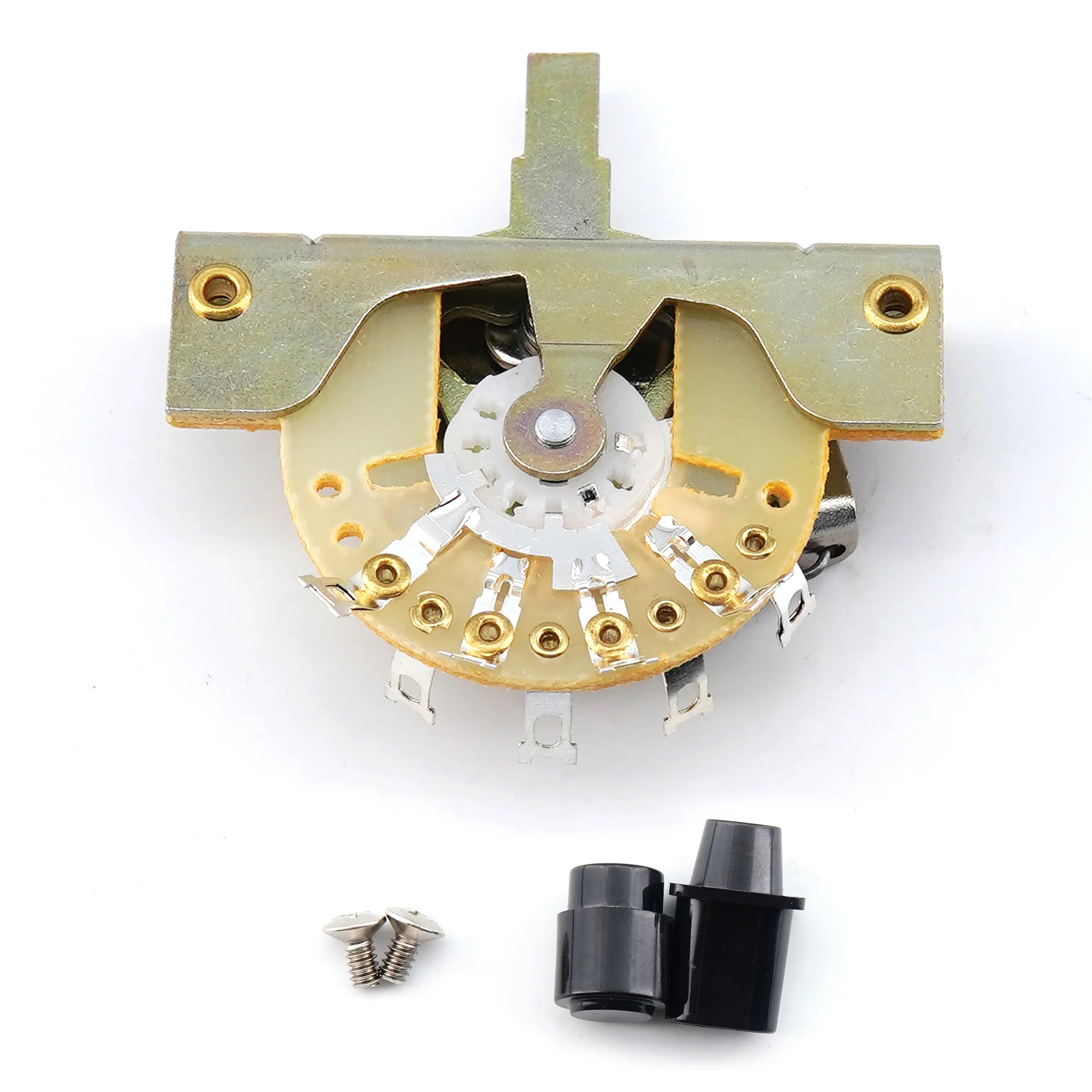 FLEOR Electric Guitar 3 Way Spring-loaded Pickup Selector Switch and Tips for Guitar Parts
FLEOR Electric Guitar 3 Way Spring-loaded Pickup Selector Switch and Tips for Guitar Parts