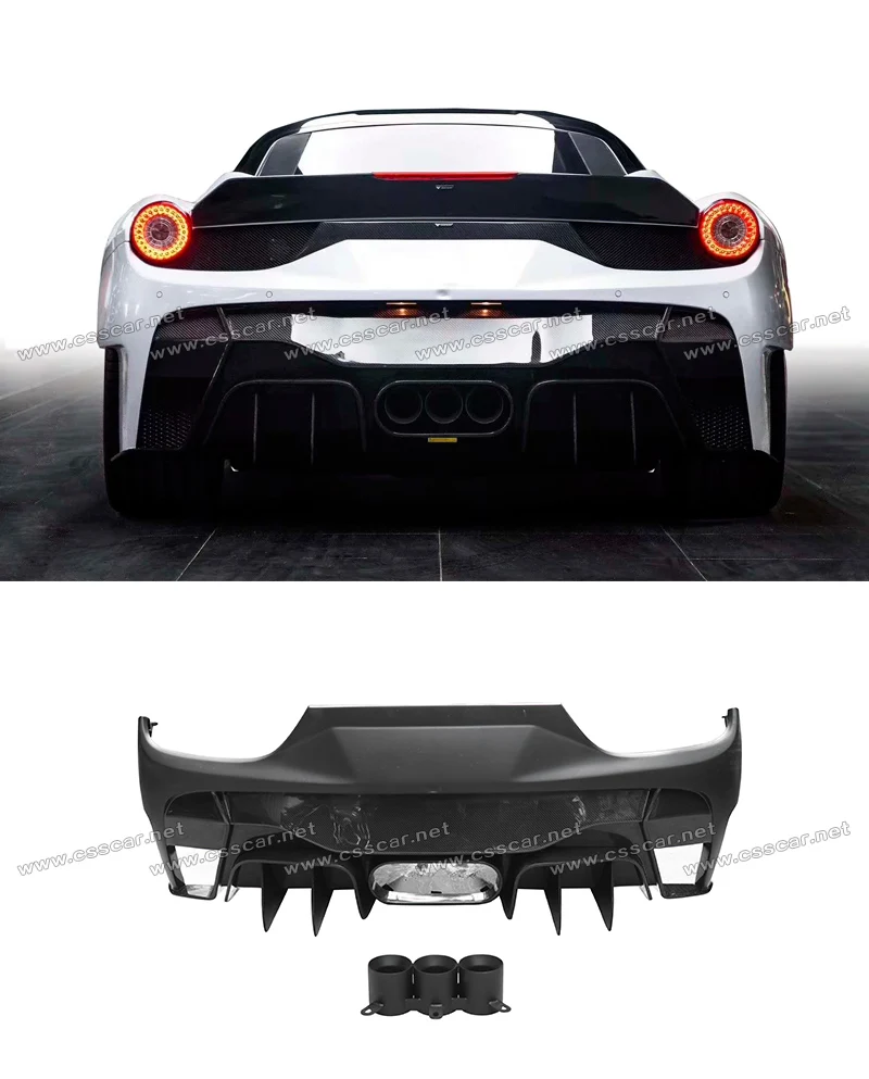 For Ferrari-458 Body Kit Full Carbon Fiber Car Front Rear Lip Air Vents Rear Wing Spolier 458 Italia Automotive Accessories
For Ferrari-458 Body Kit Full Carbon Fiber Car Front Rear Lip Air Vents Rear Wing Spolier 458 Italia Automotive Accessories