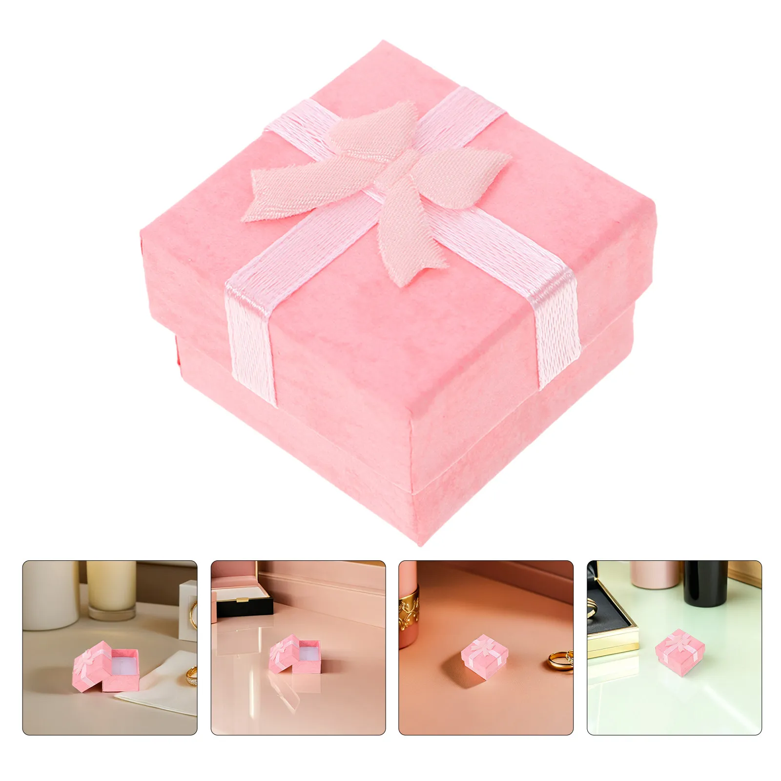 20Pcs Cardboard Jewelry Boxes Pink 1.57x1.57x0.98in Decorative Packaging Boxes Party Favor Bow Brooch Necklace Display Case
20Pcs Cardboard Jewelry Boxes Pink 1.57x1.57x0.98in Decorative Packaging Boxes Party Favor Bow Brooch Necklace Display Case