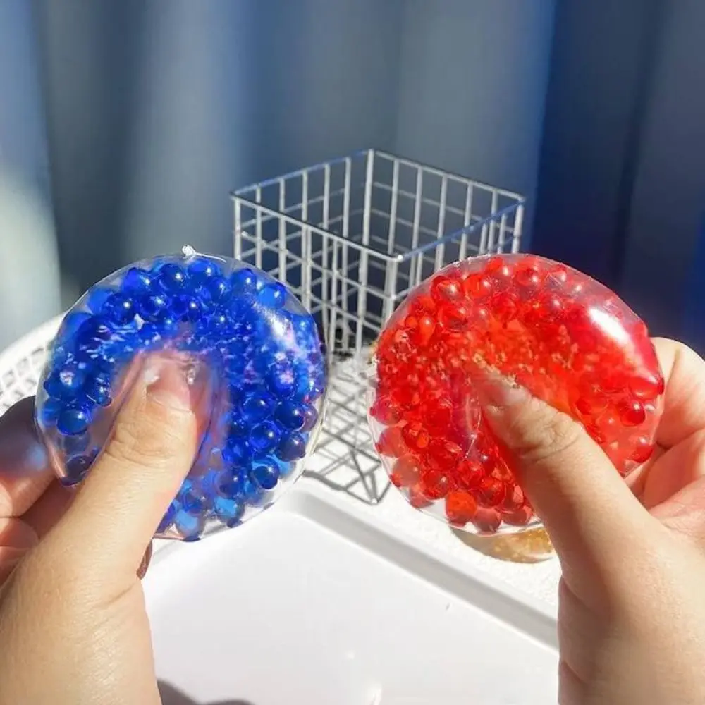 Transparent Rainbow Beads Pinching Toy Simulation Elastic Hand Made Ball Pinch Toy Creative Colorful Slow Rebound Toy
Transparent Rainbow Beads Pinching Toy Simulation Elastic Hand Made Ball Pinch Toy Creative Colorful Slow Rebound Toy