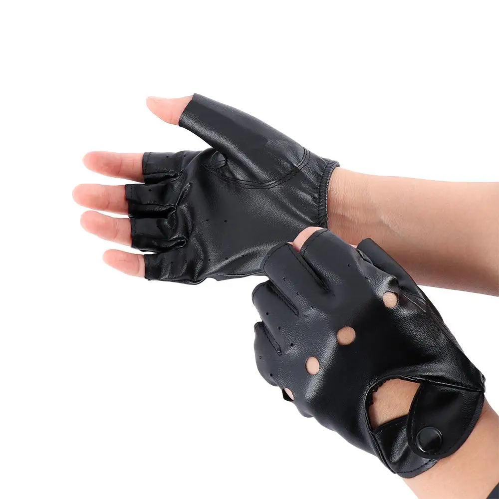 Fashion Fingerless Gloves Hot Women Gloves PU Leather Half Finger Driving
Fashion Fingerless Gloves Hot Women Gloves PU Leather Half Finger Driving