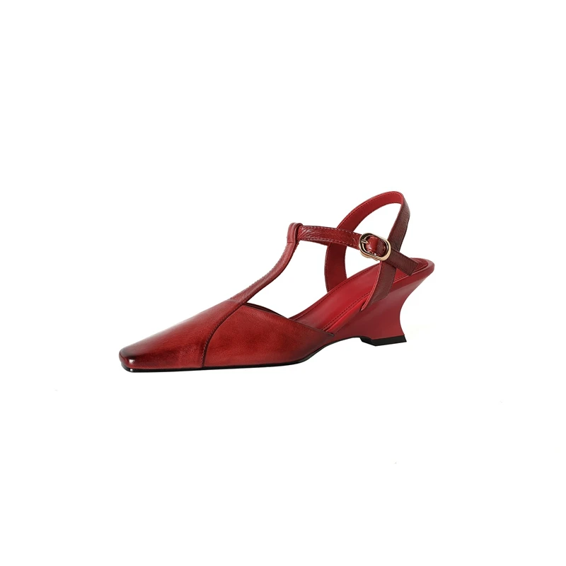 2026 New Genuine Leather Fashion Slingback Kitten Heels Women Round Toe Buckle Strap Elegant Party Pumps Women's Sandals
2026 New Genuine Leather Fashion Slingback Kitten Heels Women Round Toe Buckle Strap Elegant Party Pumps Women's Sandals