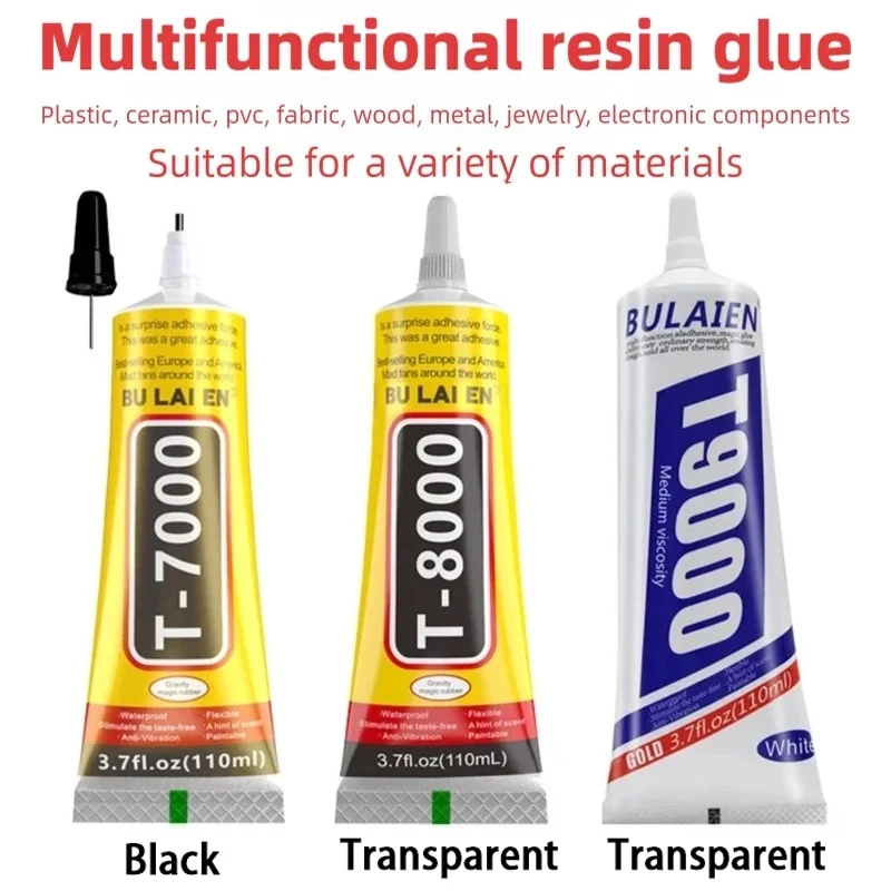 15/50/110ml T9000 Universal Epoxy Resin Glue Powerful Phone Touch Screen Jewelry Craft Adhesive for Office Supplies T7000
15/50/110ml T9000 Universal Epoxy Resin Glue Powerful Phone Touch Screen Jewelry Craft Adhesive for Office Supplies T7000