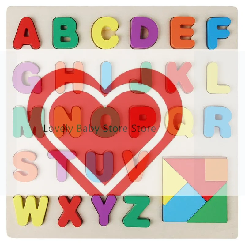 【BS】3D Colorful Alphabet Puzzle Montessori Wooden Puzzles Matching Games Early Education Cognition Toys
【BS】3D Colorful Alphabet Puzzle Montessori Wooden Puzzles Matching Games Early Education Cognition Toys