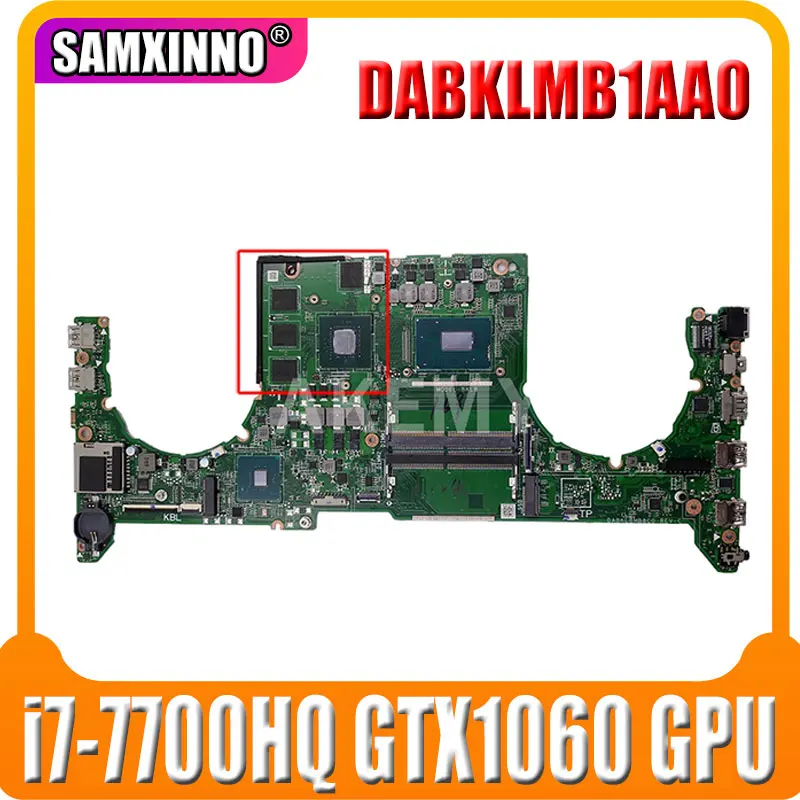 For ASUS FX503VM FX63V S5AM Laptop Motherboard DA0BKLMBAD0 DABKLMB1AA0 GL503VM Mainboard With i5-730 100% Tested OK
For ASUS FX503VM FX63V S5AM Laptop Motherboard DA0BKLMBAD0 DABKLMB1AA0 GL503VM Mainboard With i5-730 100% Tested OK