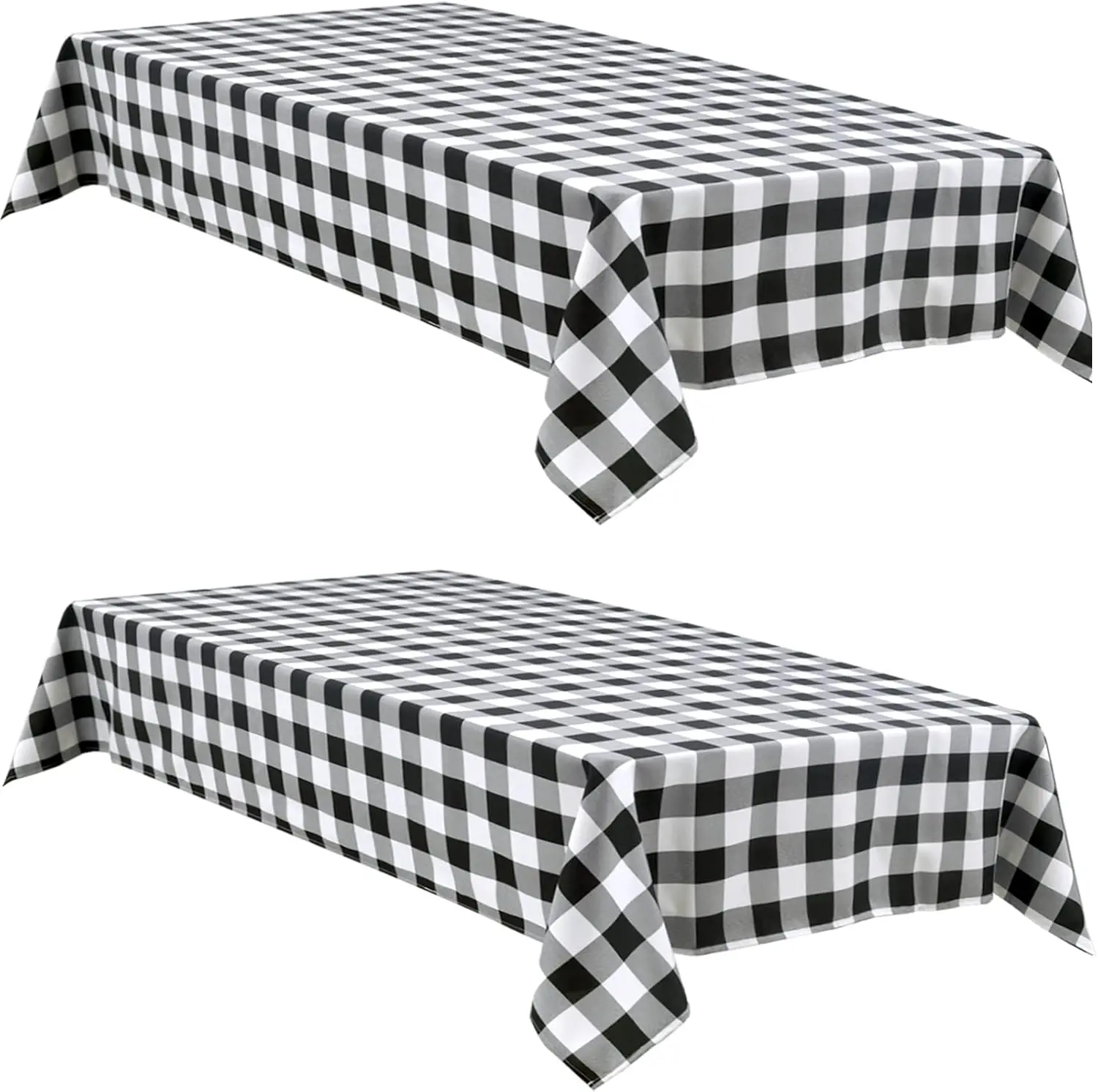 Checkered Table Cloths Rectangle 60 x 120 inch, 2 Pack - Waterproof Black and White Tablecloth for Outdoor Picnic/Party/
Checkered Table Cloths Rectangle 60 x 120 inch, 2 Pack - Waterproof Black and White Tablecloth for Outdoor Picnic/Party/