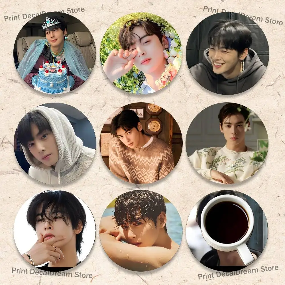 Cha Eun Woo Round Coaster Non-slip table mat Insulated Coasters Kitchen Dining Room Tabletop Decor
Cha Eun Woo Round Coaster Non-slip table mat Insulated Coasters Kitchen Dining Room Tabletop Decor