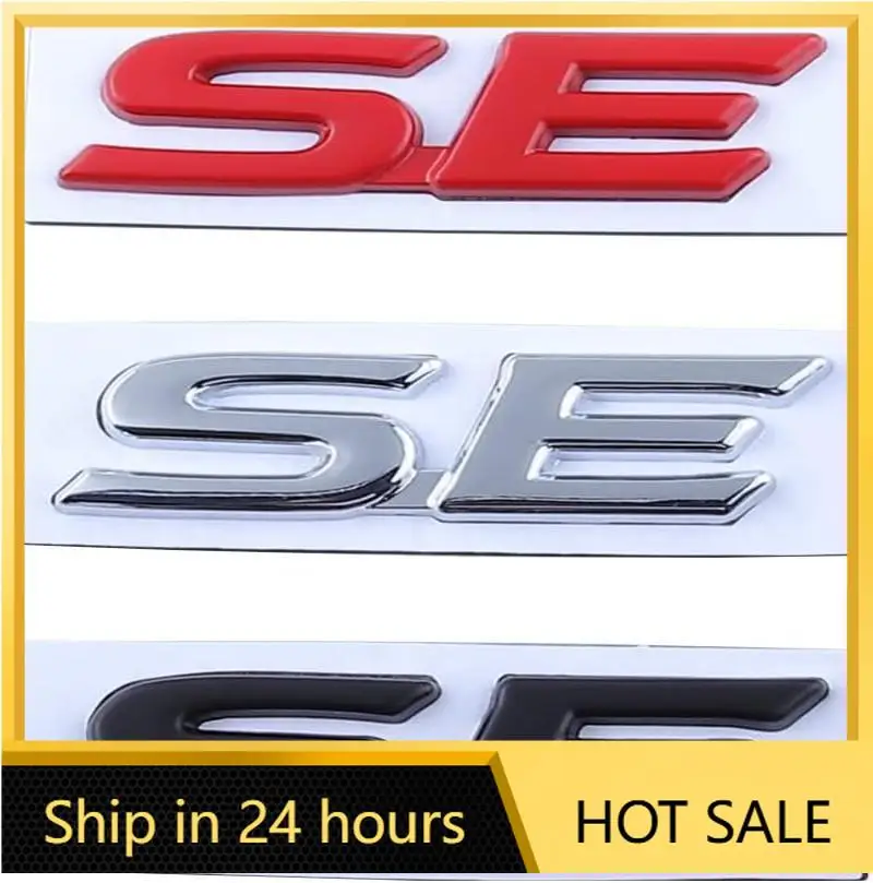 1Pc SE Emblem 3D Badge Nameplate Decal Sticker Trunk Left-Right Side Fender Decoration Replacement
1Pc SE Emblem 3D Badge Nameplate Decal Sticker Trunk Left-Right Side Fender Decoration Replacement