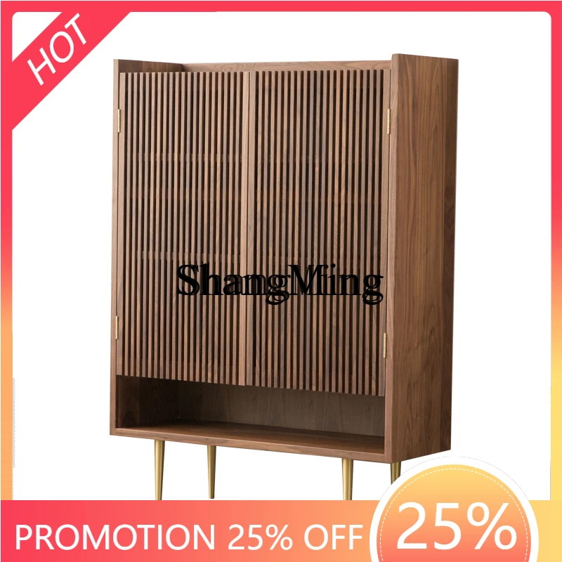 CL lblack walnut grille shoe rack pure solid wood porch cabinet integrated against the wall corner cherry wood
CL lblack walnut grille shoe rack pure solid wood porch cabinet integrated against the wall corner cherry wood