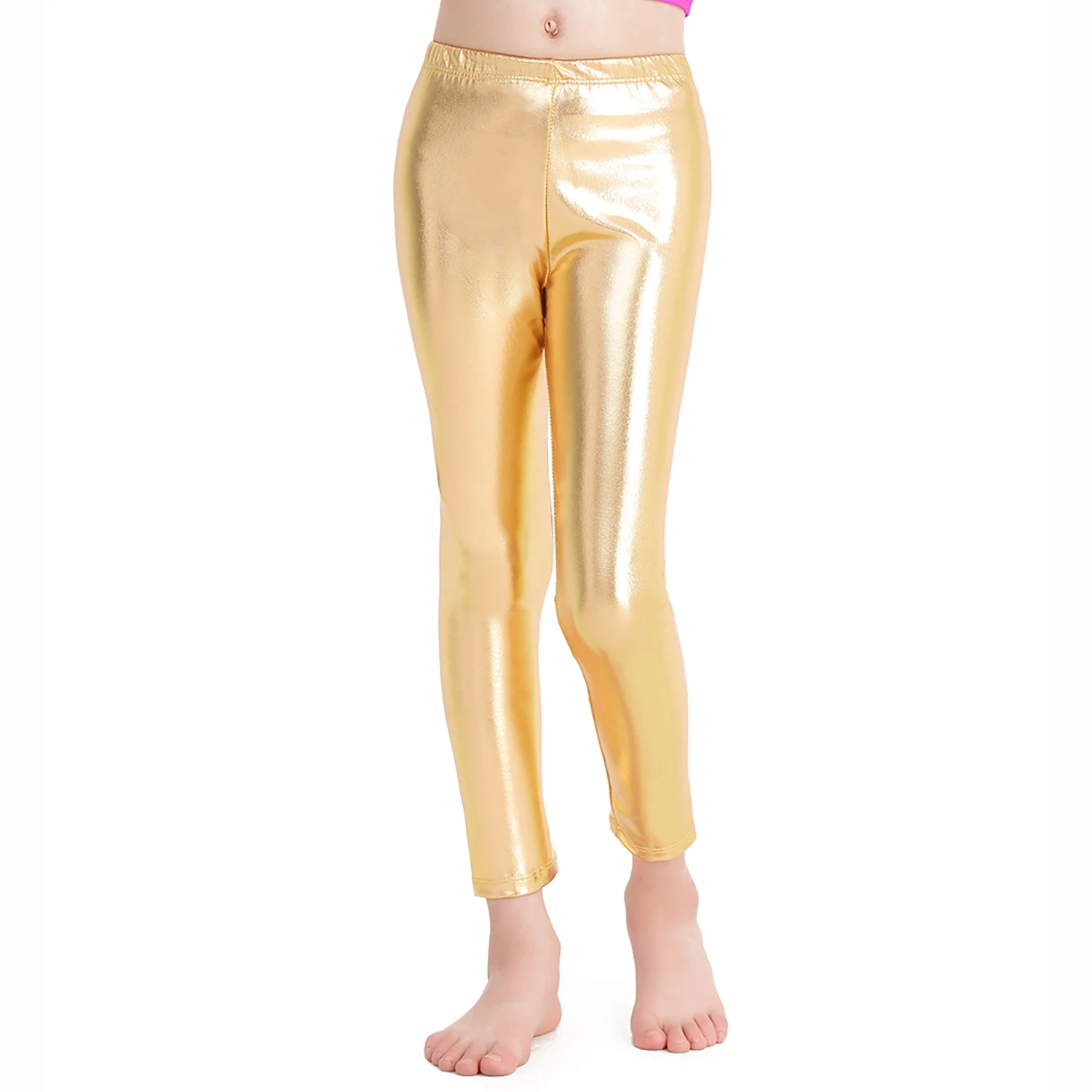 SPEERISE Girls Kids High Waisted Shiny Metallic Dance Fashion Leggings Kids Ankle length High waisted Ballet Dance Costumes
SPEERISE Girls Kids High Waisted Shiny Metallic Dance Fashion Leggings Kids Ankle length High waisted Ballet Dance Costumes