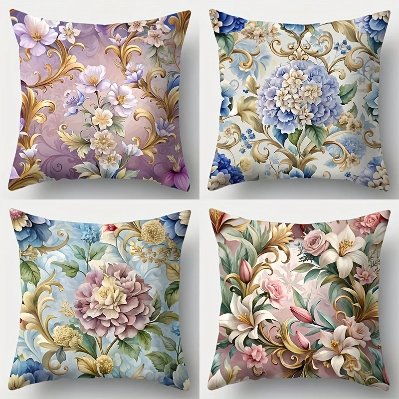 Vintage colorful flowers double-sided Printed pillow cover Short plush Suitable living rooms bedrooms sofas throw cushion cover
Vintage colorful flowers double-sided Printed pillow cover Short plush Suitable living rooms bedrooms sofas throw cushion cover