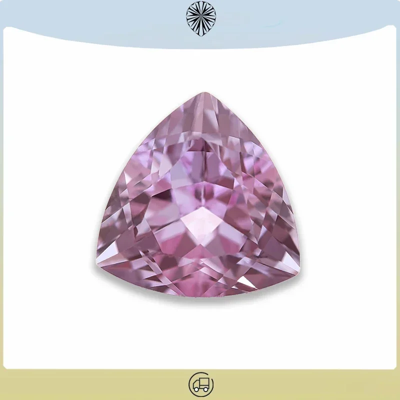 Lab Grown Trillyon Shape Alexandrite Stone Purple Color Charms Beads for Diy Jewelry Making materials Selectable AGL Certificate
Lab Grown Trillyon Shape Alexandrite Stone Purple Color Charms Beads for Diy Jewelry Making materials Selectable AGL Certificate