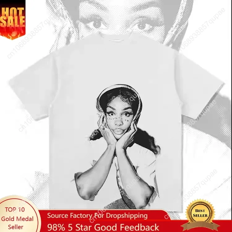 2025 SZA American fashion vintage print fashion loose couple all-in-one cotton heavy short-sleeved summer T-shirt
2025 SZA American fashion vintage print fashion loose couple all-in-one cotton heavy short-sleeved summer T-shirt