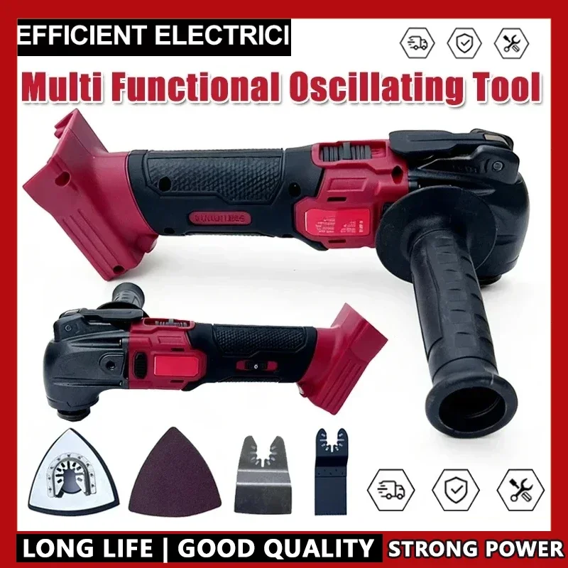 Fit Milwaukee Brushless Multi Functional Oscillating Tool 6 Gear Renovator Cordless Vibration Electric Trimmer Tools 18V Battery
Fit Milwaukee Brushless Multi Functional Oscillating Tool 6 Gear Renovator Cordless Vibration Electric Trimmer Tools 18V Battery