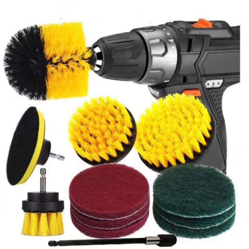 Electric Scrubber Brush for Drill Sandpaper Pad Kits Cleaning Brushes Carpet Grout Sink Kitchen Glass Car Wall Tire Tool
Electric Scrubber Brush for Drill Sandpaper Pad Kits Cleaning Brushes Carpet Grout Sink Kitchen Glass Car Wall Tire Tool