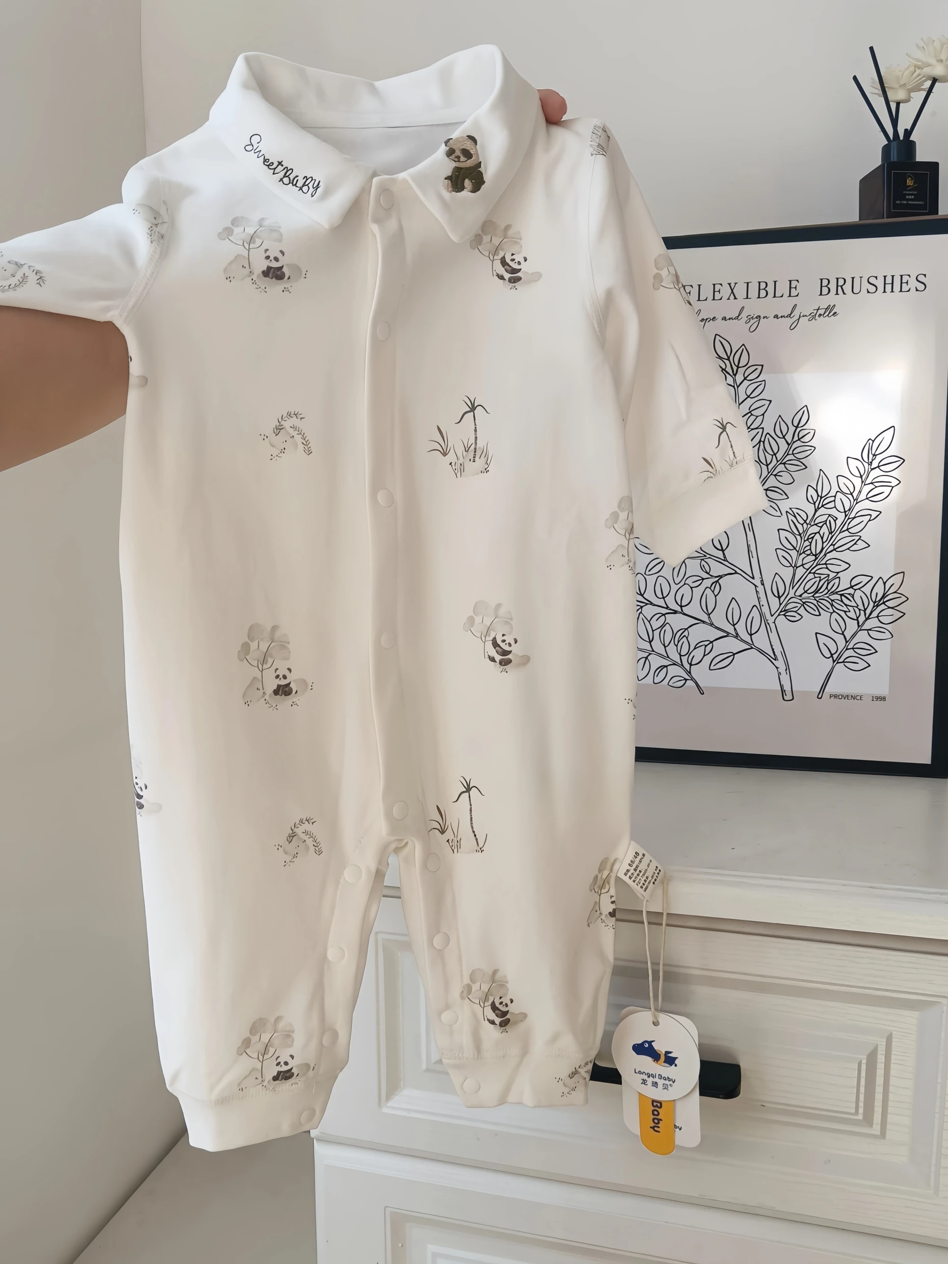 Комбинезон-слип из чистого хлопка для новорожденных, без швов, на весну-осень, всесезонный, для девочек
Комбинезон-слип из чистого хлопка для новорожденных, без швов, на весну-осень, всесезонный, для девочек