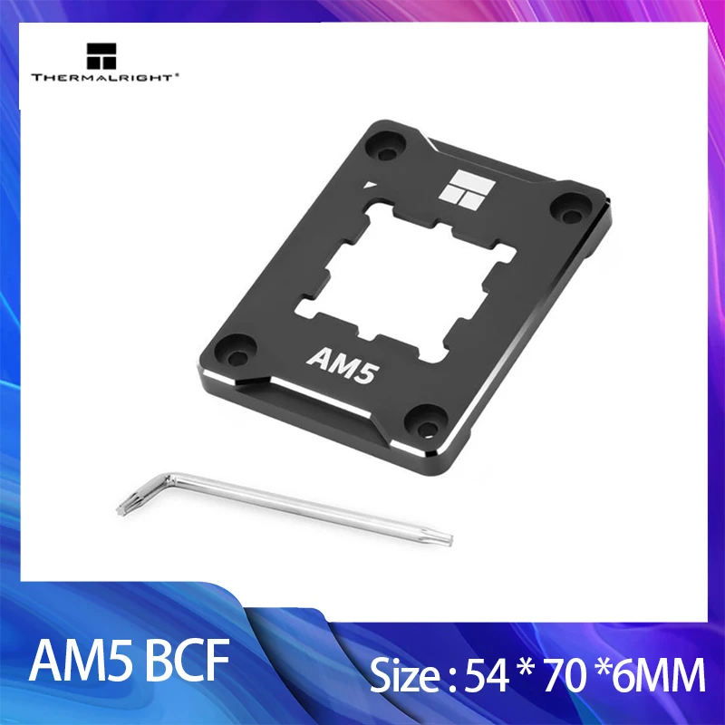 Thermalright AM5 BCF Алюминиевый процессор с фиксированной пряжкой Кронштейн для коррекции изгиба AMD
Thermalright AM5 BCF Алюминиевый процессор с фиксированной пряжкой Кронштейн для коррекции изгиба AMD
