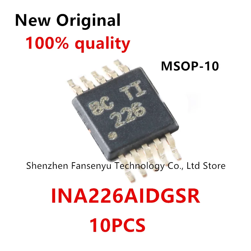 (10piece)100% New INA226AIDGSR INA226 msop-10 Chipset.
(10piece)100% New INA226AIDGSR INA226 msop-10 Chipset.