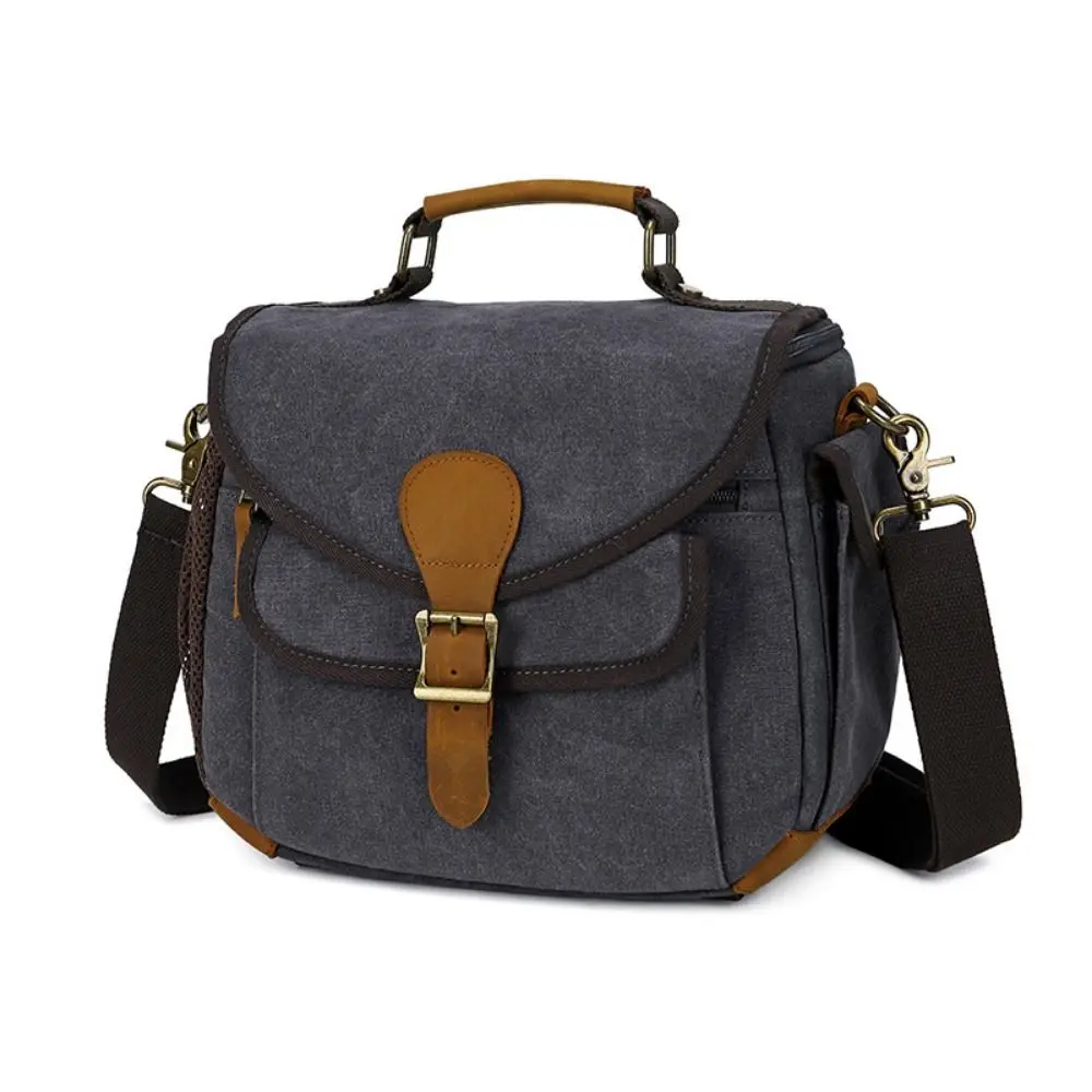 Canvas Mirrorless Photography Camera Bag Padded Waterproof Camera Protective Case Vintage Shockproof Camera Lense Messenger Bag
Canvas Mirrorless Photography Camera Bag Padded Waterproof Camera Protective Case Vintage Shockproof Camera Lense Messenger Bag