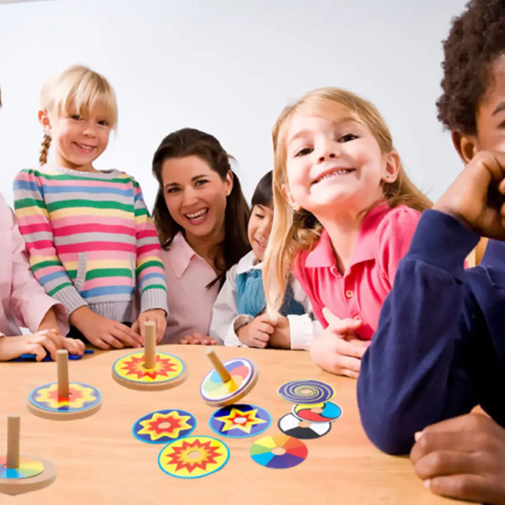 2Sets Wooden Gyroscope Durable Colorful Tops for Kids Painting Creative Play Educational Development Colorful Tops
2Sets Wooden Gyroscope Durable Colorful Tops for Kids Painting Creative Play Educational Development Colorful Tops