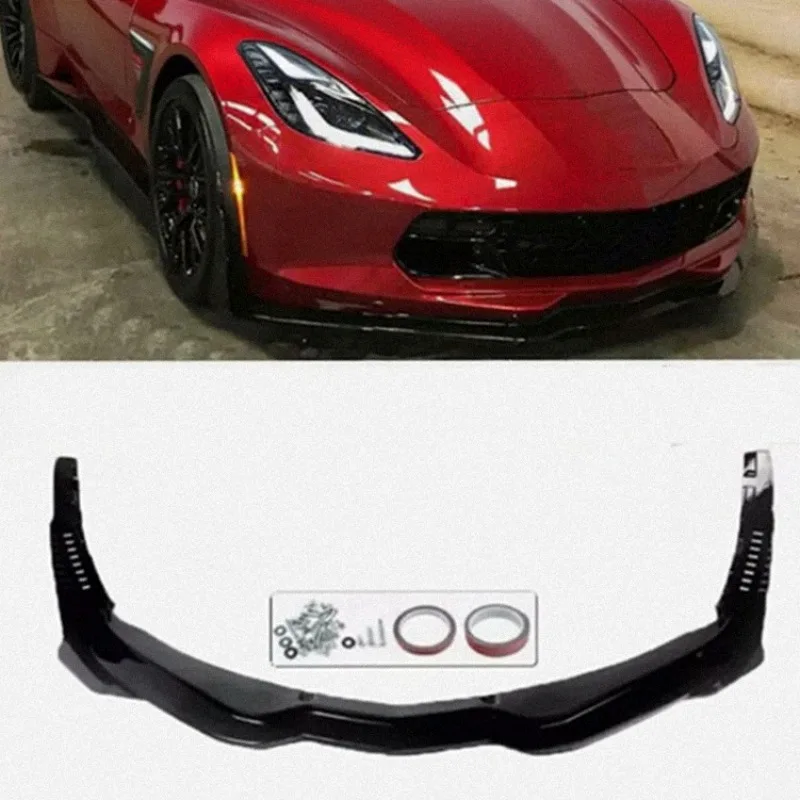 Auto Parts Plastic Front Bumper Lip Carbon Fiber Look 5 Parts Front Lip for Corvette C7 2014-2019
Auto Parts Plastic Front Bumper Lip Carbon Fiber Look 5 Parts Front Lip for Corvette C7 2014-2019