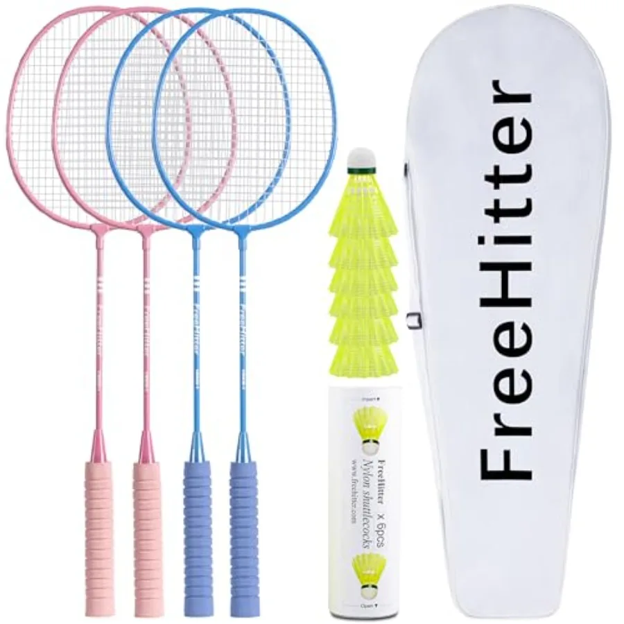 Badminton Set for Family and Beginners, Includes Rackets Shuttlecocks Carrying Bag, Outdoor Yard Garden Park Practice Sports Ga
Badminton Set for Family and Beginners, Includes Rackets Shuttlecocks Carrying Bag, Outdoor Yard Garden Park Practice Sports Ga