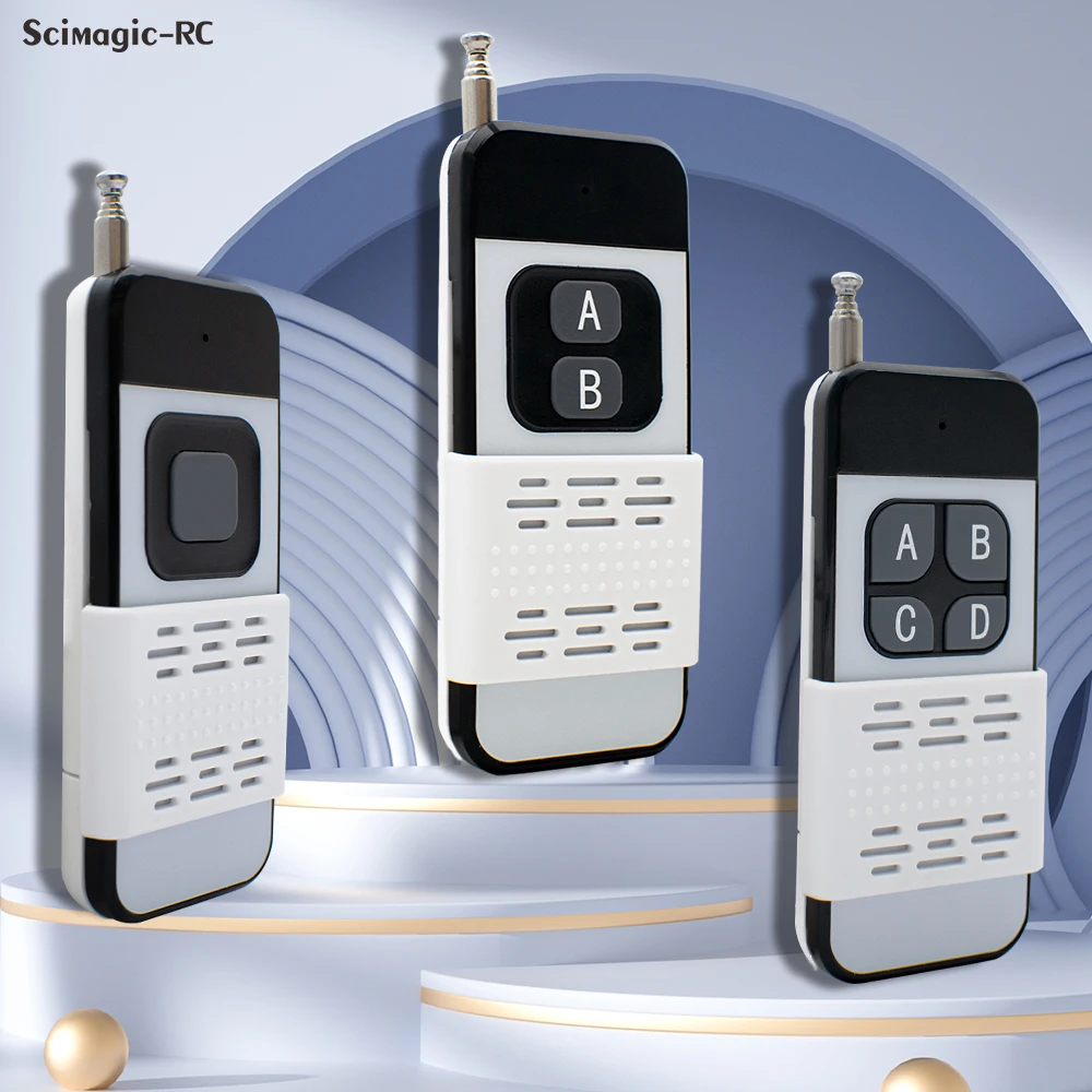 EV1527 Learning Code 433MHz Remote Control 1/2/4 Button Garage Gate Door Opener Remote Control Switch For Lamps Lights Gate
EV1527 Learning Code 433MHz Remote Control 1/2/4 Button Garage Gate Door Opener Remote Control Switch For Lamps Lights Gate