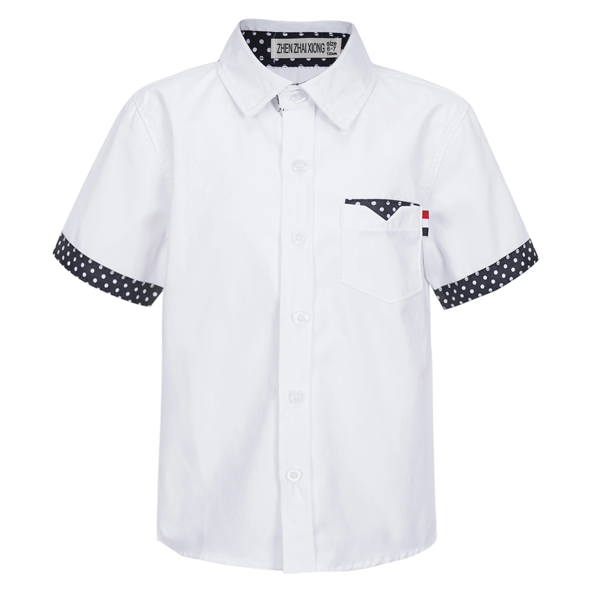 Boys Shirt Short Sleeve Button Down Lapel Collar Casual Tops Shirt Students School Uniform Suit Formal Party Dress Shirt White
Boys Shirt Short Sleeve Button Down Lapel Collar Casual Tops Shirt Students School Uniform Suit Formal Party Dress Shirt White