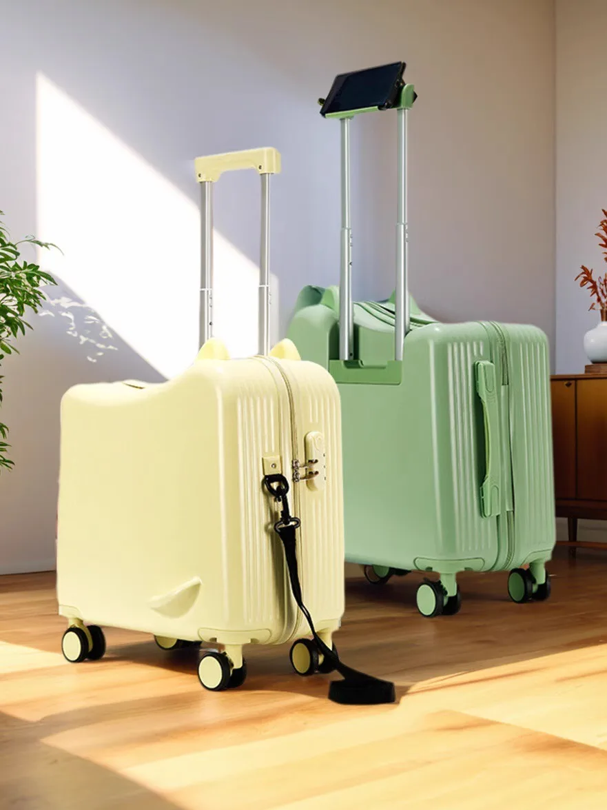 Children's Carry-On Suitcase with Anti-Fall Super Lightweight 20 Inch Password Travel Bag Cute Sle Polyester
Children's Carry-On Suitcase with Anti-Fall Super Lightweight 20 Inch Password Travel Bag Cute Sle Polyester