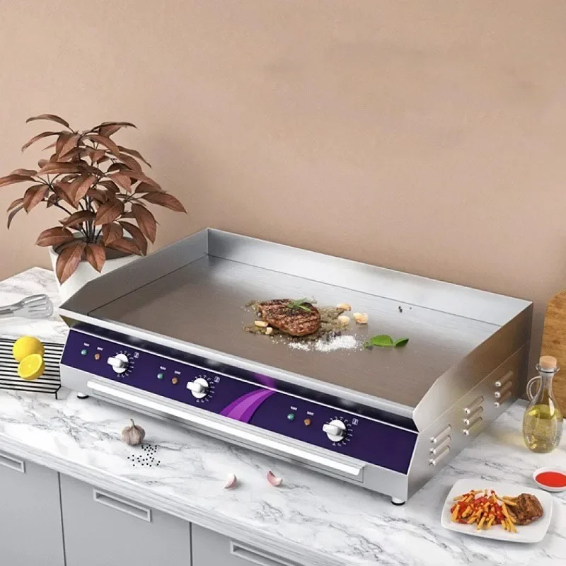 Electric Griddle EG-900 Table Electric Flat Grill Stove Stainless Steel Plate Fried Rice Fried Steak And Squid
Electric Griddle EG-900 Table Electric Flat Grill Stove Stainless Steel Plate Fried Rice Fried Steak And Squid