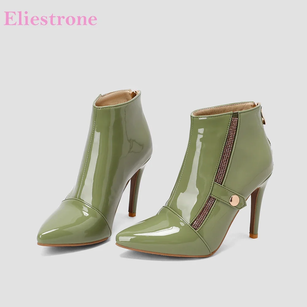 Новые зимние модные зеленые, черные женские ботильоны, пикантные офисные женские туфли на высоком тонком каблуке, маленькие большие размеры 11, 32, 43 48 50
Новые зимние модные зеленые, черные женские ботильоны, пикантные офисные женские туфли на высоком тонком каблуке, маленькие большие размеры 11, 32, 43 48 50