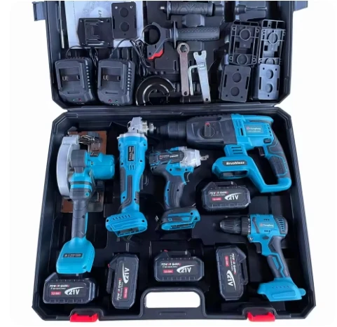 Wholesale Cordless Hammer Impact Drill Electric Wrench Set Battery Power Tool Kit with Protective Case Customizable OEM Support
Wholesale Cordless Hammer Impact Drill Electric Wrench Set Battery Power Tool Kit with Protective Case Customizable OEM Support