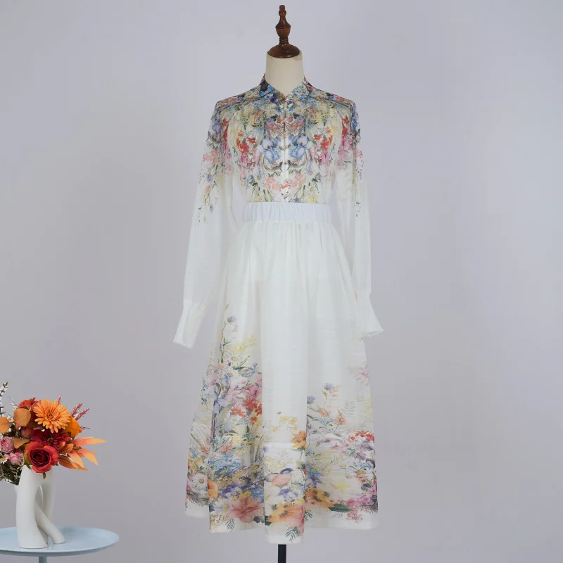 Real Shot Light Luxury High-end Autumn New Style Small High-neck Sleeve Shirt Top Mid-length Skirt 2 Colors
Real Shot Light Luxury High-end Autumn New Style Small High-neck Sleeve Shirt Top Mid-length Skirt 2 Colors