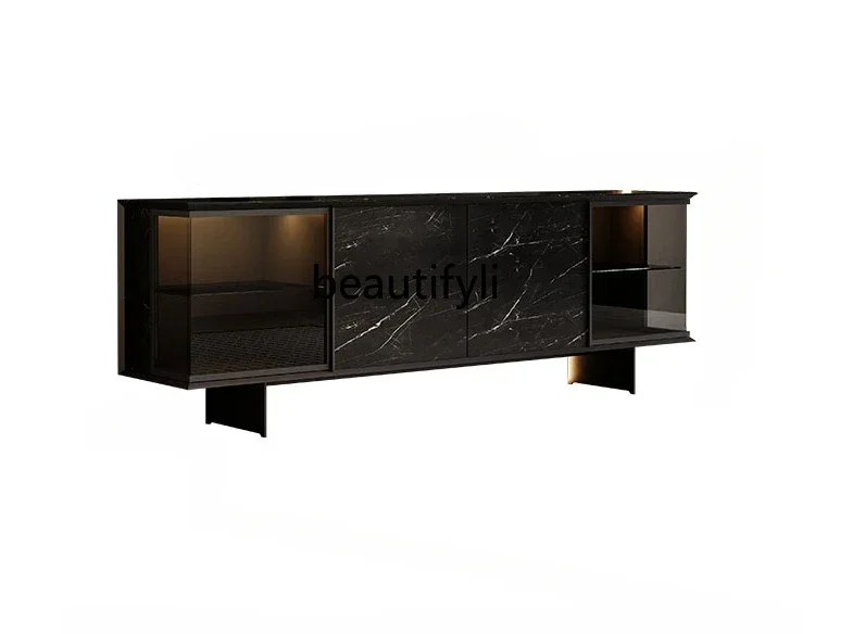 Italian minimalist rock panel TV cabinet light luxury high-end living room home glass TV cabinet solid woodAA
Italian minimalist rock panel TV cabinet light luxury high-end living room home glass TV cabinet solid woodAA