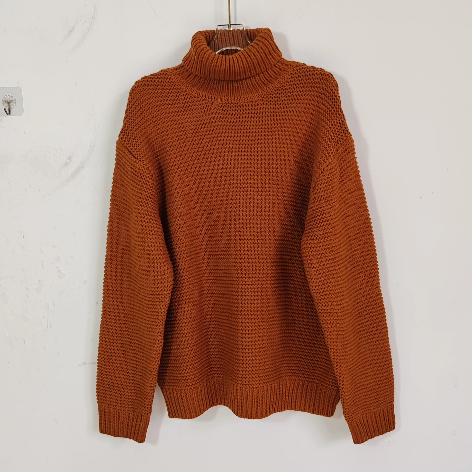 Winter 2025 Women's Thiened Loose High Collar Knitted Sweater Pure Color Stripe Inner Wear Warm Flattering Commute Sle
Winter 2025 Women's Thiened Loose High Collar Knitted Sweater Pure Color Stripe Inner Wear Warm Flattering Commute Sle