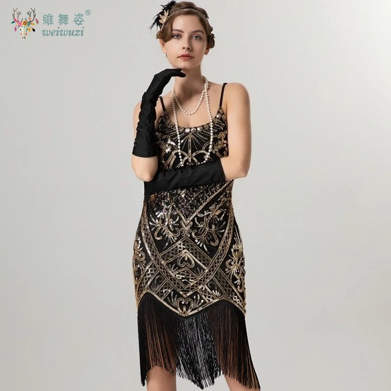 Изысканные и роскошные вечерние платья ручной работы с блестками и вышивкой бисером в стиле ретро, танцевальная вечеринка, тонкие бретели с кисточками 
Изысканные и роскошные вечерние платья ручной работы с блестками и вышивкой бисером в стиле ретро, танцевальная вечеринка, тонкие бретели с кисточками