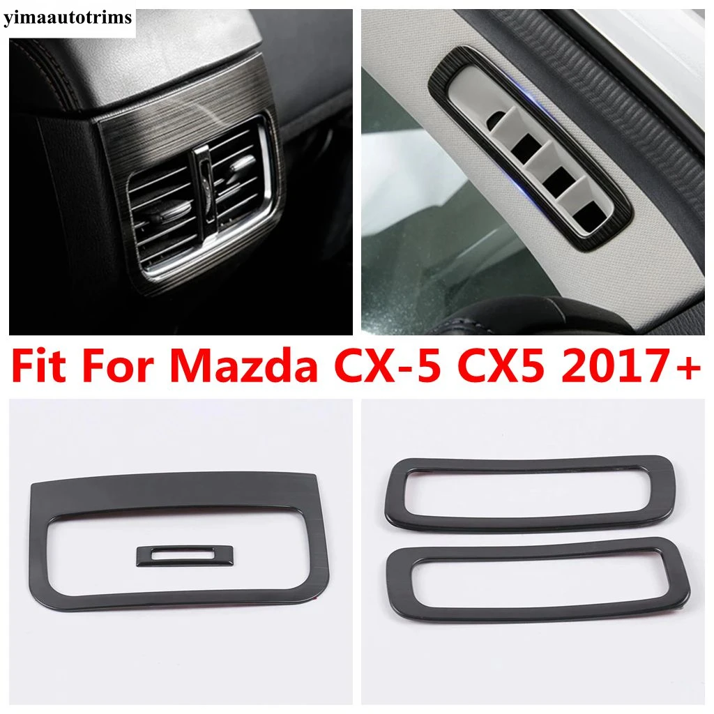 Car Rear Armerst Box Air Conditioning Outlet Frame / Pillar A AC Vent Cover Trim Accessories Fit For Mazda CX-5 CX5 2017 - 2024
Car Rear Armerst Box Air Conditioning Outlet Frame / Pillar A AC Vent Cover Trim Accessories Fit For Mazda CX-5 CX5 2017 - 2024