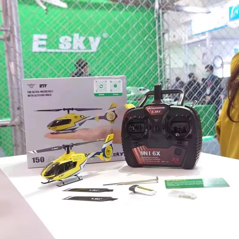 Esky 150EC Remote Control Helicopter Ultra Micro Rtf Altitude Hold 24Ghz Aerospace Simulation Aircraft Model Electric Flying
Esky 150EC Remote Control Helicopter Ultra Micro Rtf Altitude Hold 24Ghz Aerospace Simulation Aircraft Model Electric Flying