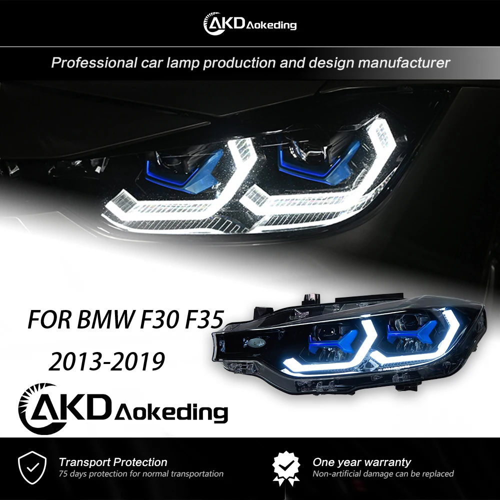 Фара AKD для BMW F30 F35, светодиодная фара 2013-2019, фары 320i 325i DRL, указатель поворота, линза проектора дальнего света
Фара AKD для BMW F30 F35, светодиодная фара 2013-2019, фары 320i 325i DRL, указатель поворота, линза проектора дальнего света