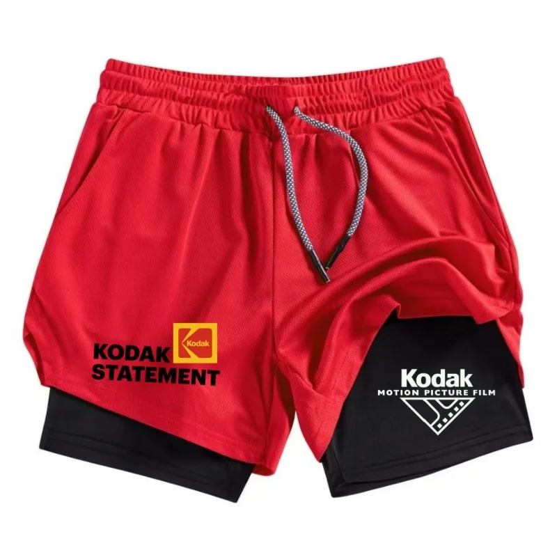 Kodak's new men's casual double-layer quick-drying shorts for photography, running, training, sports, outdoor fitness
Kodak's new men's casual double-layer quick-drying shorts for photography, running, training, sports, outdoor fitness